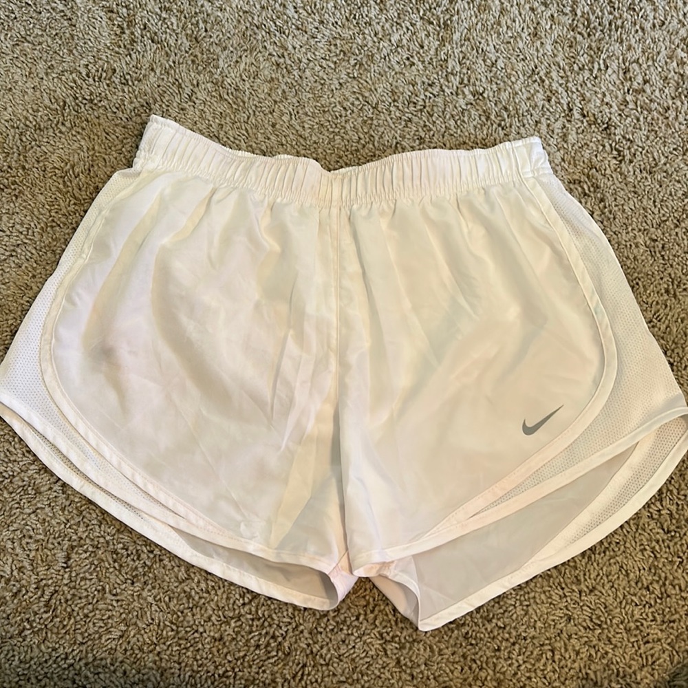 Dri-Fit White Nike athletic shorts